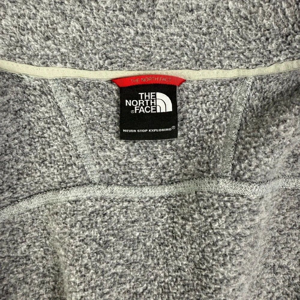 The North Face Mens Gray Full Zip Sweater Fleece Jacket Outdoor‎